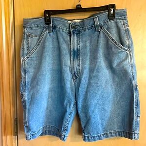 Levi’s Men’s Carpenter Shorts. Blue. Size 36
